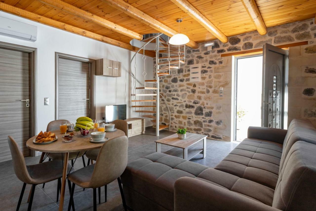 Marilena Natural Stone House, By Hellocrete Pigí Exterior foto